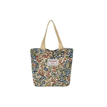 Platnena Tote torba sa zipom, unisex stil, podstava od tkanine, horizontalni kvadratni oblik, unutarnji džep