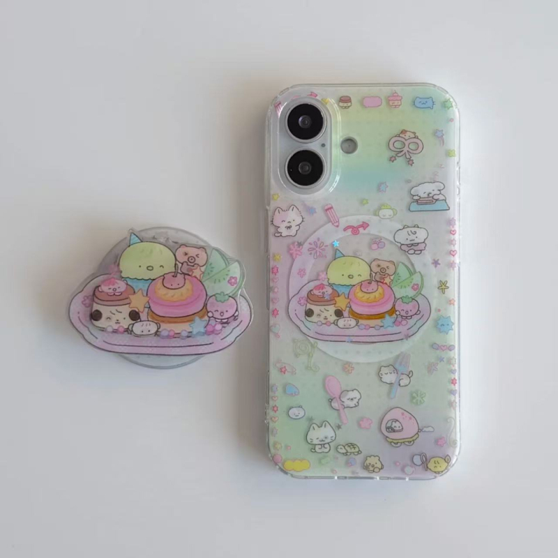 Ochranný obal na mobilný telefón – kreslený štýl, prispôsobiteľný, proti pádu, pre Apple