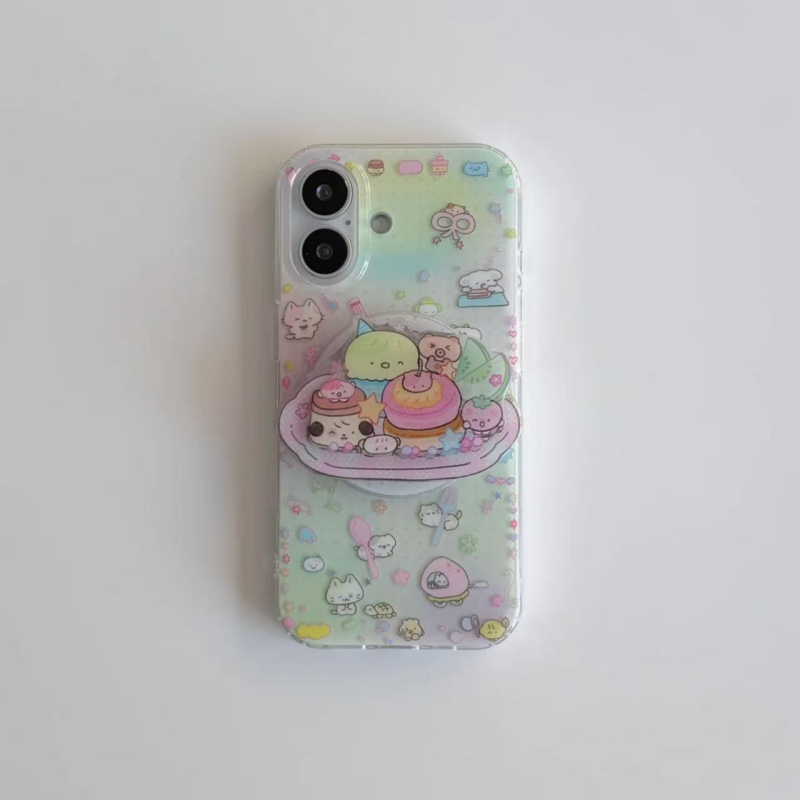 Ochranný obal na mobilný telefón – kreslený štýl, prispôsobiteľný, proti pádu, pre Apple