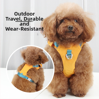 Шлейка за кучета в I-образна форма с рефлексни акценти | Полиестер, прибираща се, марка Bobo bobo, Категория: шлейки за кучета и въжета