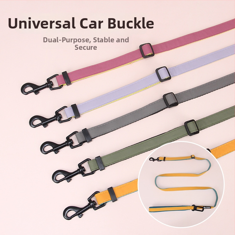 Шлейка за кучета в I-образна форма с рефлексни акценти | Полиестер, прибираща се, марка Bobo bobo, Категория: шлейки за кучета и въжета