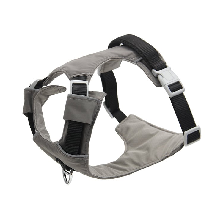 Шлейка за кучета в I-образна форма с рефлексни акценти | Полиестер, прибираща се, марка Bobo bobo, Категория: шлейки за кучета и въжета