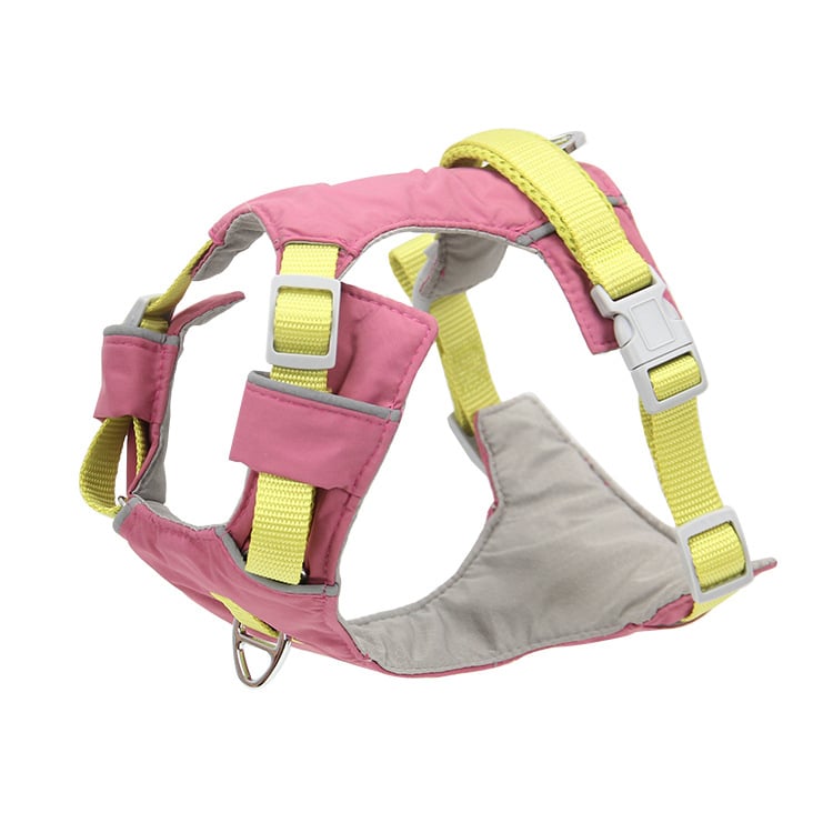 Шлейка за кучета в I-образна форма с рефлексни акценти | Полиестер, прибираща се, марка Bobo bobo, Категория: шлейки за кучета и въжета