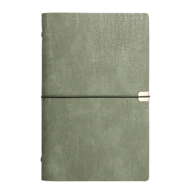 A5 színházi jegy és utazási tároló – hatszögű lyukas binder, PU bőr, testreszabás és logónyomtatás, engedélyezett magánmárka