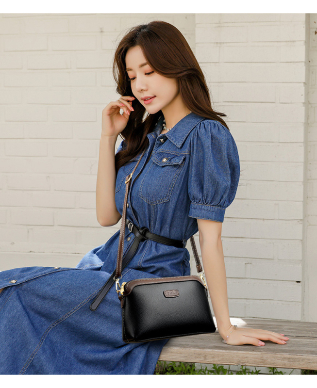 Ženska crossbody torba u gradskom minimalističkom stilu, PU materijal, Crescent oblik, podstava od najlona, proljeće 2025