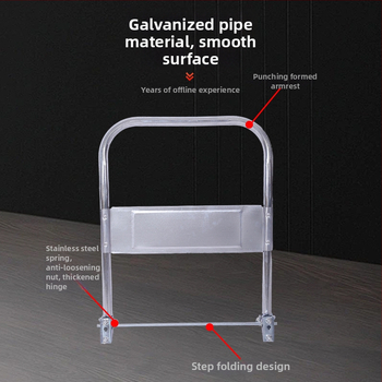 Bevásárlókocsi fogantyú, összecsukható és mozgatható, galvanizált acélcső, Xingyue márka