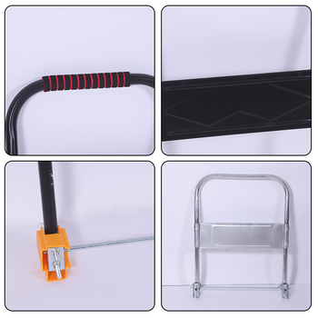 Bevásárlókocsi fogantyú, összecsukható és mozgatható, galvanizált acélcső, Xingyue márka