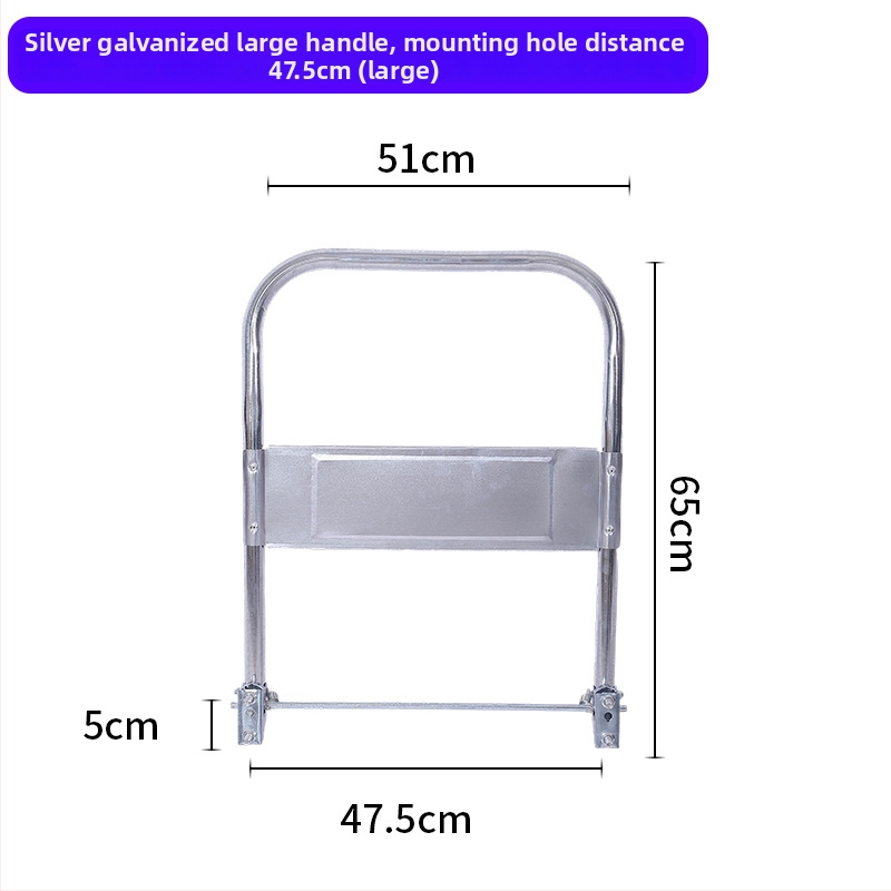 Bevásárlókocsi fogantyú, összecsukható és mozgatható, galvanizált acélcső, Xingyue márka