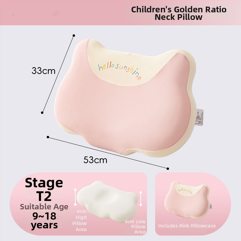 Pernă pentru copii din spumă cu memorie, susținere a gâtului, potrivită pentru toate anotimpurile, pentru utilizare de o singură persoană, Life Home