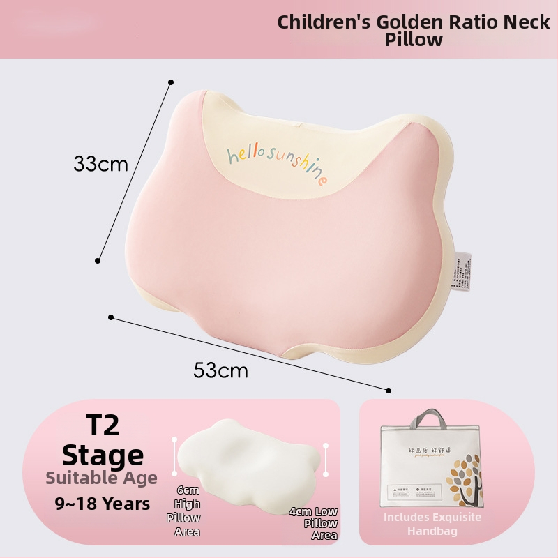 Pernă pentru copii din spumă cu memorie, susținere a gâtului, potrivită pentru toate anotimpurile, pentru utilizare de o singură persoană, Life Home