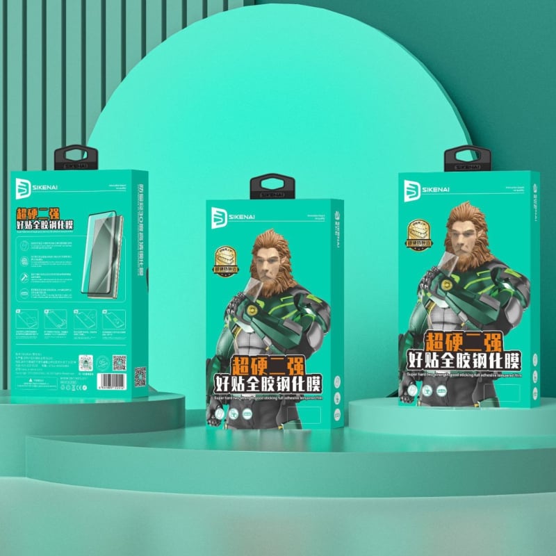 Cisco dvostruko čvrsto kaljeno staklo s potpuno ljepilom, zakrivljeni zaštitnik zaslona za Apple Mate70 i Honor 200Pro