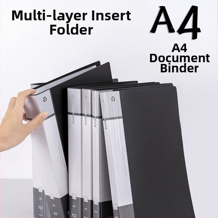 FDL sorozat dokumentum mappa - PP anyag, egyklipszes, többszintű dokumentum szervező