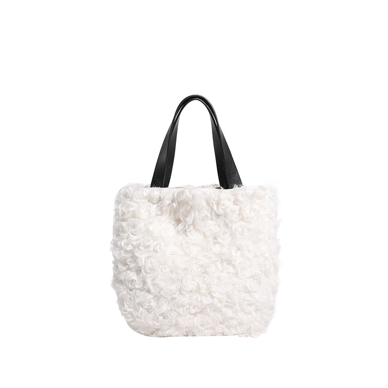 Underarm torba od pliša, zatvarač, džep za telefon, vertikalni kvadratni oblik