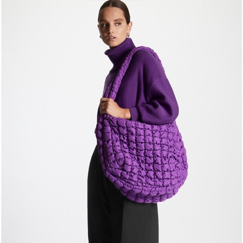 Crossbody torba s plisiranjem, lagana poliester konstrukcija, poliester podstava