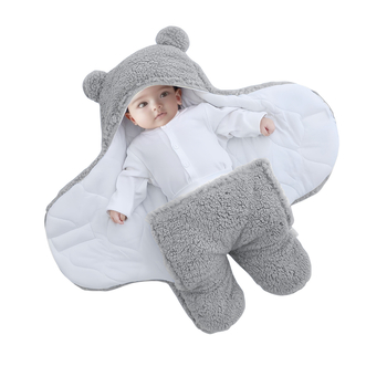 Βρεφική κουβέρτα αγκαλιάς και υπνόσακος από 100% βαμβάκι — για νεογέννητα και βρέφη 1–3 ετών, όλο τον χρόνο, βάρος 300–500 g, προσαρμοστικό