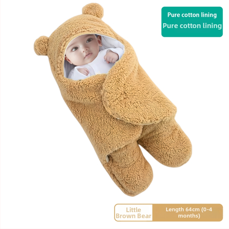 Βρεφική κουβέρτα αγκαλιάς και υπνόσακος από 100% βαμβάκι — για νεογέννητα και βρέφη 1–3 ετών, όλο τον χρόνο, βάρος 300–500 g, προσαρμοστικό