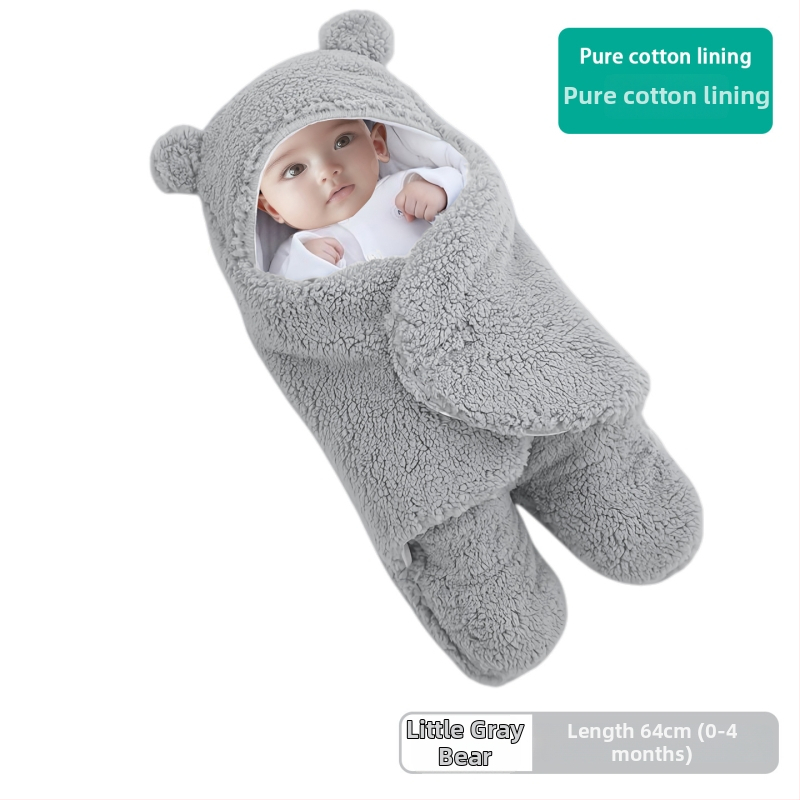 Βρεφική κουβέρτα αγκαλιάς και υπνόσακος από 100% βαμβάκι — για νεογέννητα και βρέφη 1–3 ετών, όλο τον χρόνο, βάρος 300–500 g, προσαρμοστικό