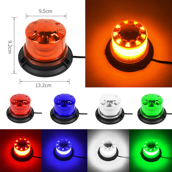 LED strobe svjetlo za krov vozila, 24W, 12–24V, magnetski nosač, model LED-02