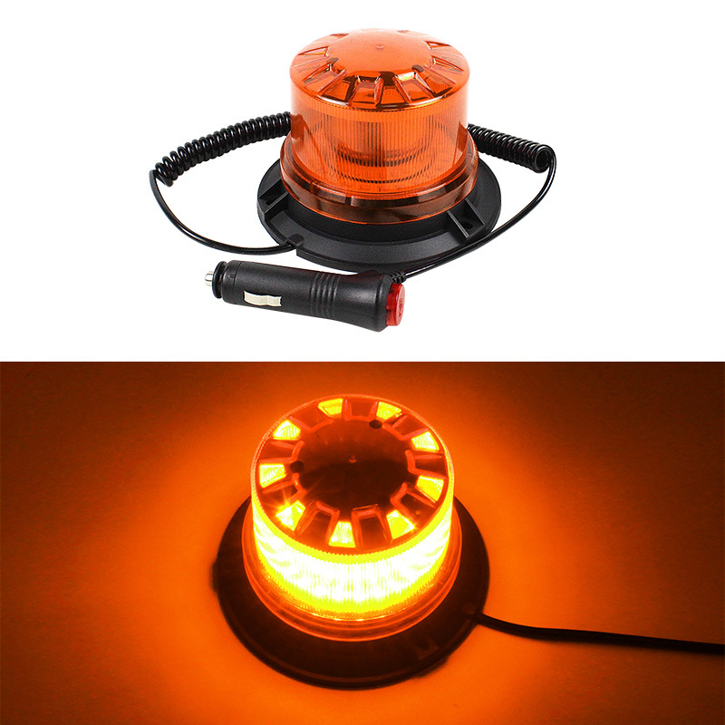 LED strobe svjetlo za krov vozila, 24W, 12–24V, magnetski nosač, model LED-02