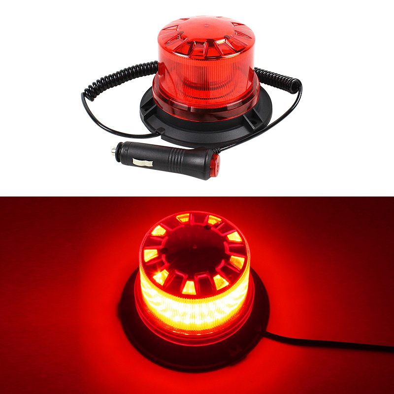 LED strobe svjetlo za krov vozila, 24W, 12–24V, magnetski nosač, model LED-02
