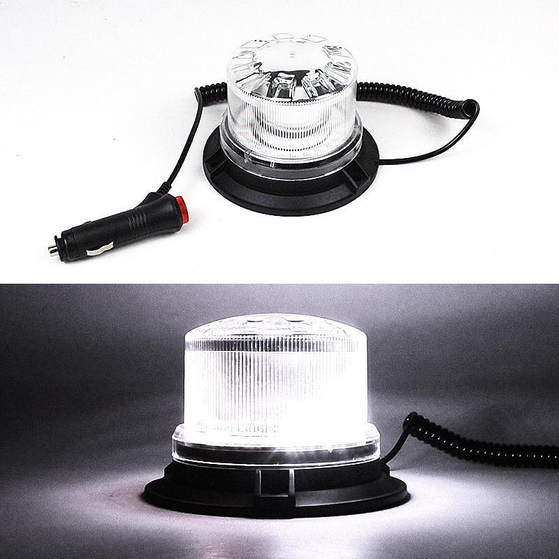LED strobe svjetlo za krov vozila, 24W, 12–24V, magnetski nosač, model LED-02