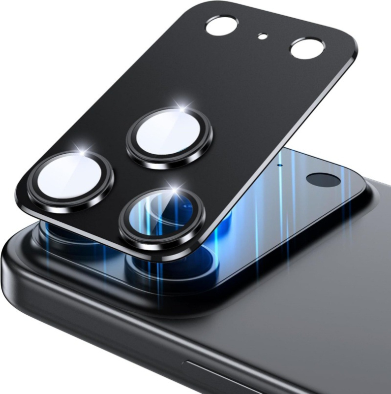 Film za zaštitu leće kamere za iPhone 17 Pro Max — mat, četkano-bruseni jednovrstni štit