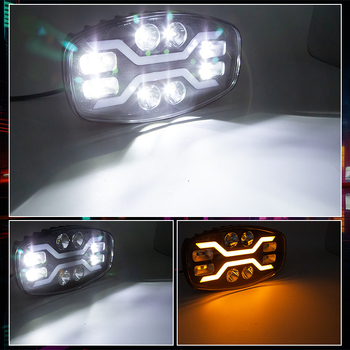 Kamion LED világítás, 8-LED típusú A, 32W/58W, 10–60V DC, 5050+2835 LED-ek, élettartam 50 000 h