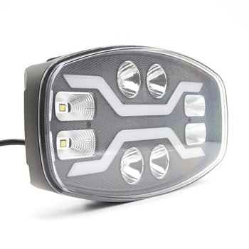 Kamion LED világítás, 8-LED típusú A, 32W/58W, 10–60V DC, 5050+2835 LED-ek, élettartam 50 000 h