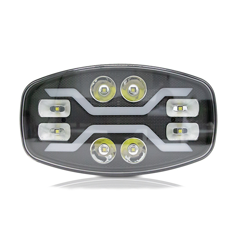 Kamion LED világítás, 8-LED típusú A, 32W/58W, 10–60V DC, 5050+2835 LED-ek, élettartam 50 000 h