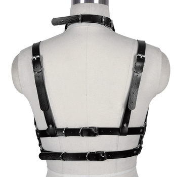 Сърцевидна яка и тяло верига с регулируем пояс — дамски модел, имитационна кожа, дължина 80–100 cm, двойна презрамка