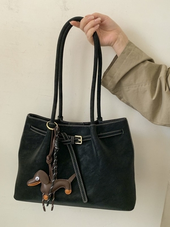 PU crossbody torba za jedno rame, gradski minimalističkog stila, velika kapaciteta, zima 2025 izdanje