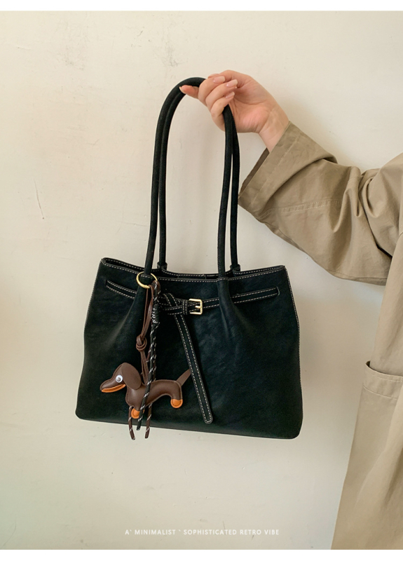 PU crossbody torba za jedno rame, gradski minimalističkog stila, velika kapaciteta, zima 2025 izdanje