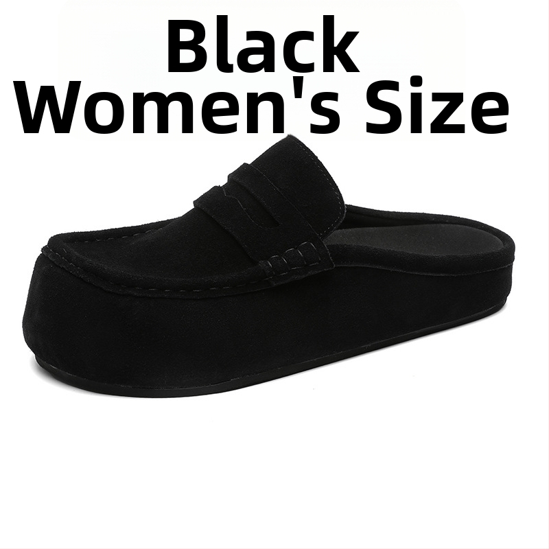 Мъжки обувки на платформи с дебела подметка за повишаване на височината, горна част от велур, гумена подметка, обувки без връзки, casual стил, модел 92286