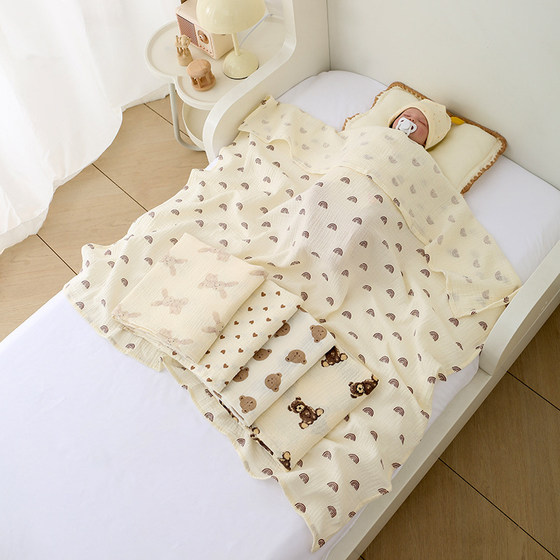 Βρεφική πετσέτα‑σαλβίδωσης από 100–200 g, 100% βαμβάκι, για νεογνά και νήπια, όλο τον χρόνο, κατηγορία κουβέρτα/πετσέτα