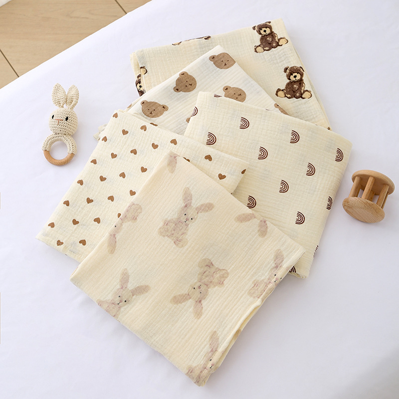 Βρεφική πετσέτα‑σαλβίδωσης από 100–200 g, 100% βαμβάκι, για νεογνά και νήπια, όλο τον χρόνο, κατηγορία κουβέρτα/πετσέτα