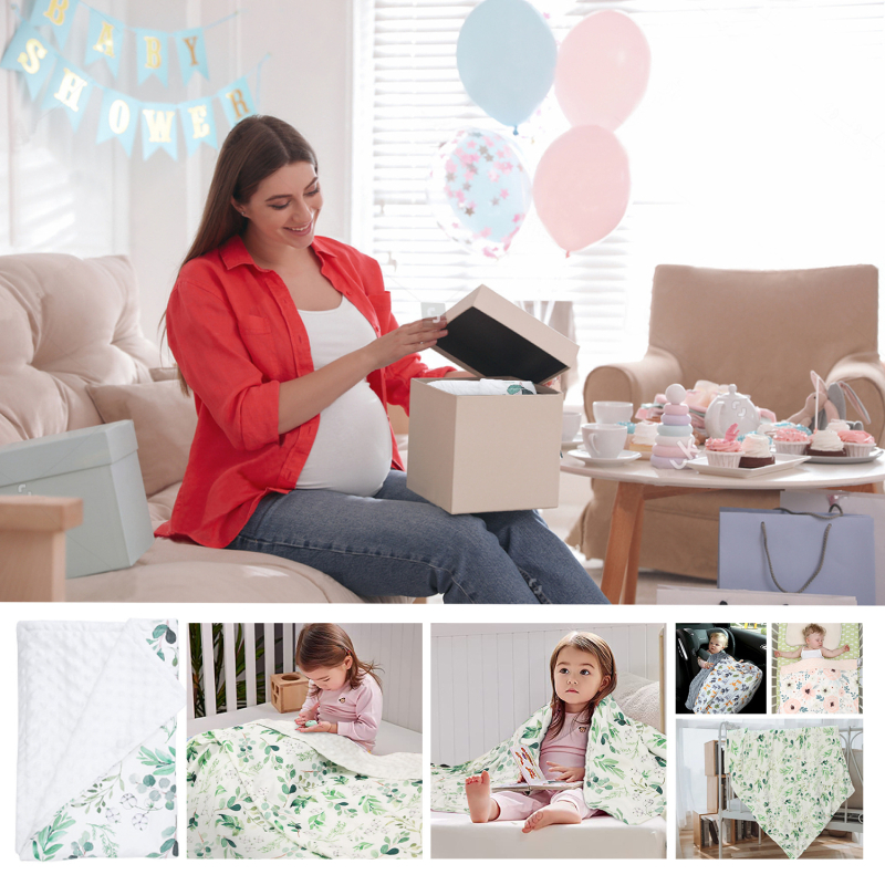 Xwl Βρεφική κουβέρτα από κρυσταλλωτό βελούδο – Προσαρμόσιμη, Όλο το χρόνο, Σχέδιο καρτούν, για νεογέννητα έως 3 ετών