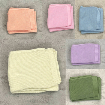 Βρεφικό κάλυμμα καροτσιού με κέντημα από 100% βαμβάκι, πλεκτό κουβέρτα για υπνάκο και καναπέ, 300–500 g, για όλες τις εποχές, για βρέφη 1–3 ετών