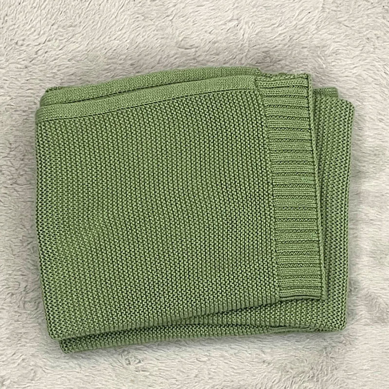 Βρεφικό κάλυμμα καροτσιού με κέντημα από 100% βαμβάκι, πλεκτό κουβέρτα για υπνάκο και καναπέ, 300–500 g, για όλες τις εποχές, για βρέφη 1–3 ετών