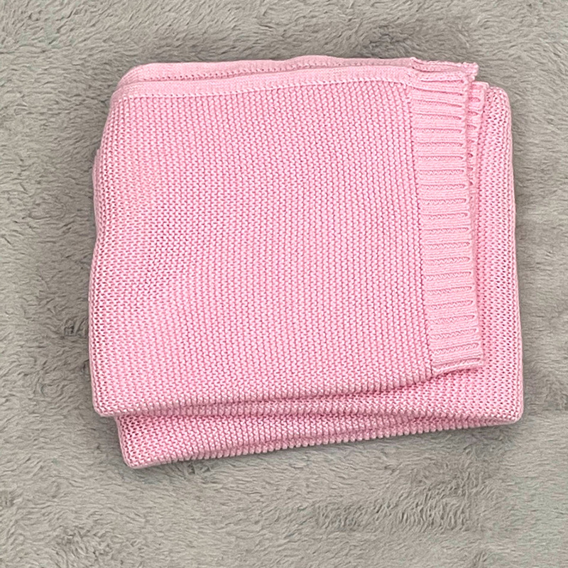 Βρεφικό κάλυμμα καροτσιού με κέντημα από 100% βαμβάκι, πλεκτό κουβέρτα για υπνάκο και καναπέ, 300–500 g, για όλες τις εποχές, για βρέφη 1–3 ετών