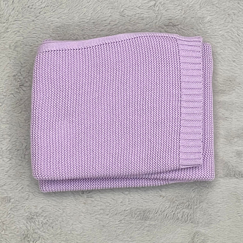 Βρεφικό κάλυμμα καροτσιού με κέντημα από 100% βαμβάκι, πλεκτό κουβέρτα για υπνάκο και καναπέ, 300–500 g, για όλες τις εποχές, για βρέφη 1–3 ετών