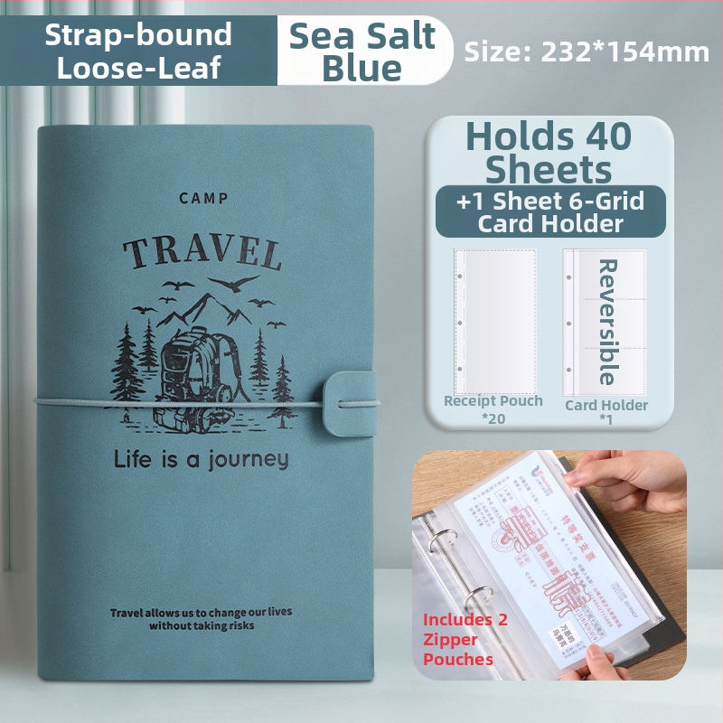 Bill Holder 1 - PU bőr, Többfunkciós befizetési bizonylat tartó, csipesz 232×154 mm, megfelelő papírméret 208×103 mm, testreszabás lehetséges