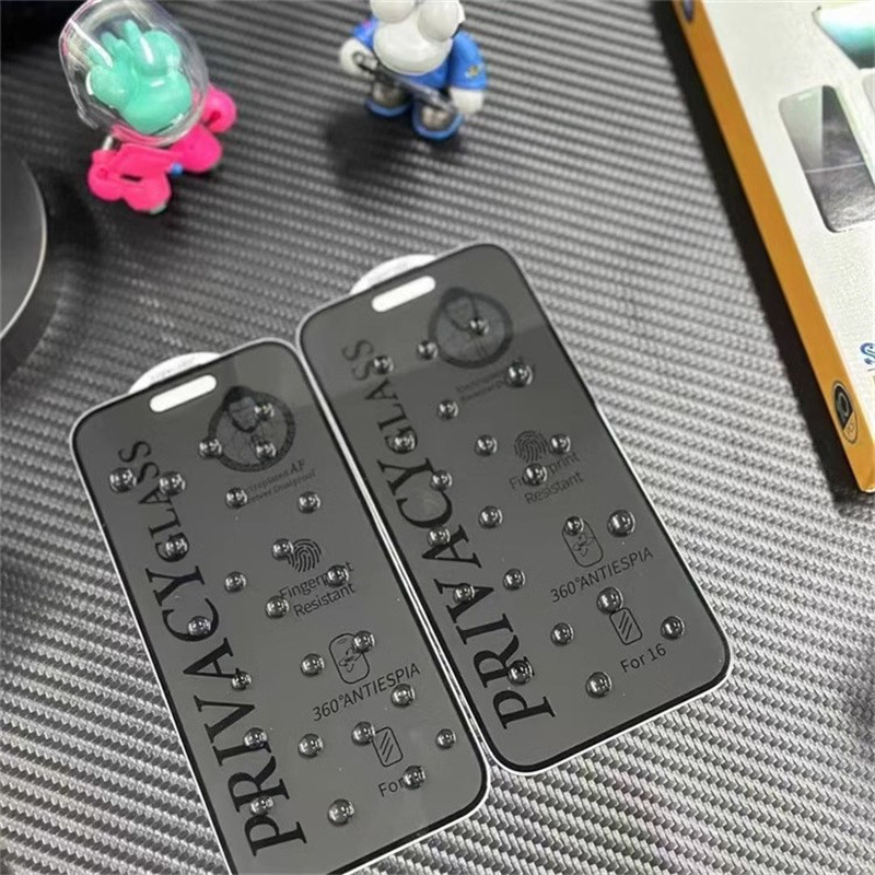 Zaštitno staklo zaslona anti-peep za iPhone 15, cijeli zaslon, dustproof