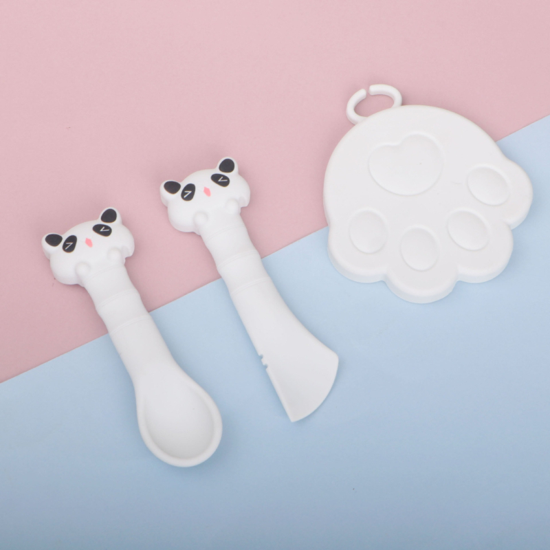 Σιλικονούχο κουτάλι κονσερβών για γάτες — ανοίχτης κονσερβών, κουτάλι για ταΐσματα και ανάμειξη, καπάκι συντήρησης