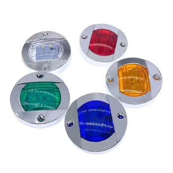 6-LED kružno bočno svjetlo za kamion, 12-24V, 5W, 0.2A, za kamione, prikolice i brodove