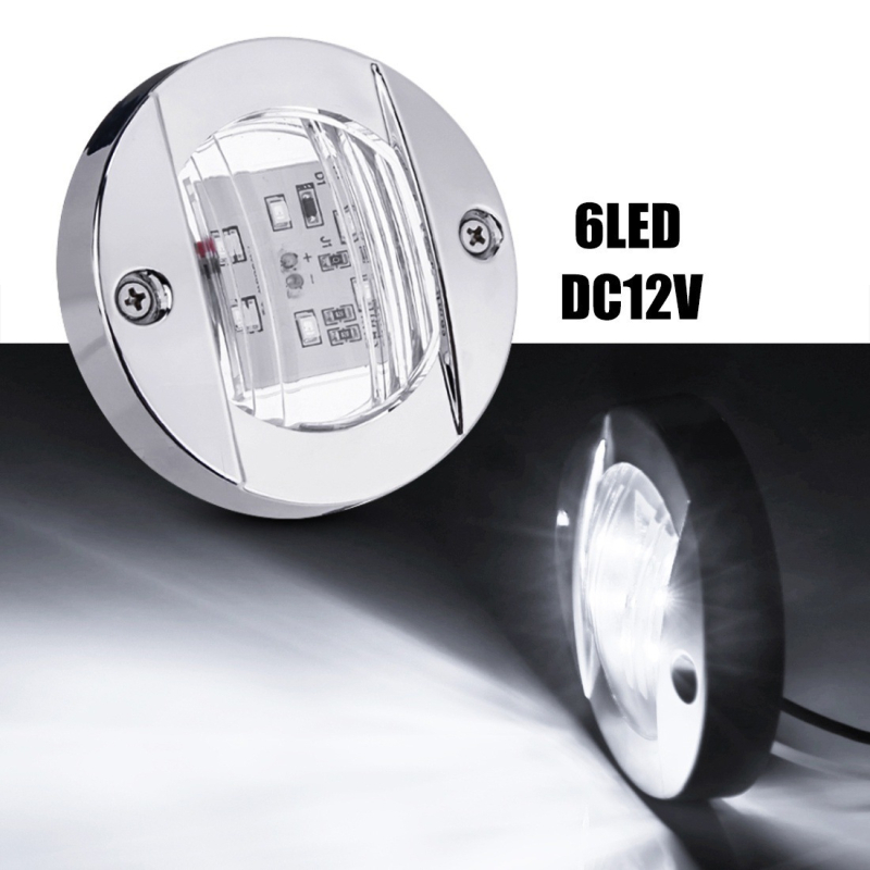 6-LED kružno bočno svjetlo za kamion, 12-24V, 5W, 0.2A, za kamione, prikolice i brodove