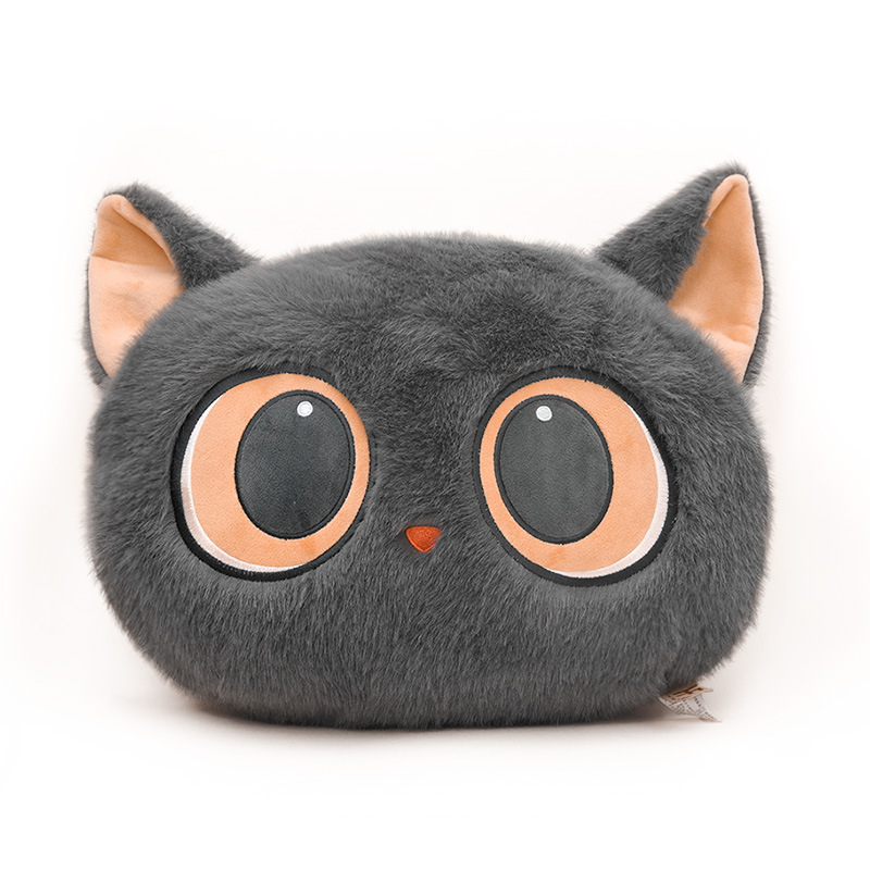 Плюшено коте с големи очи – портмоне през рамо и чантичка за носене, сладък подарък кукла-играчка