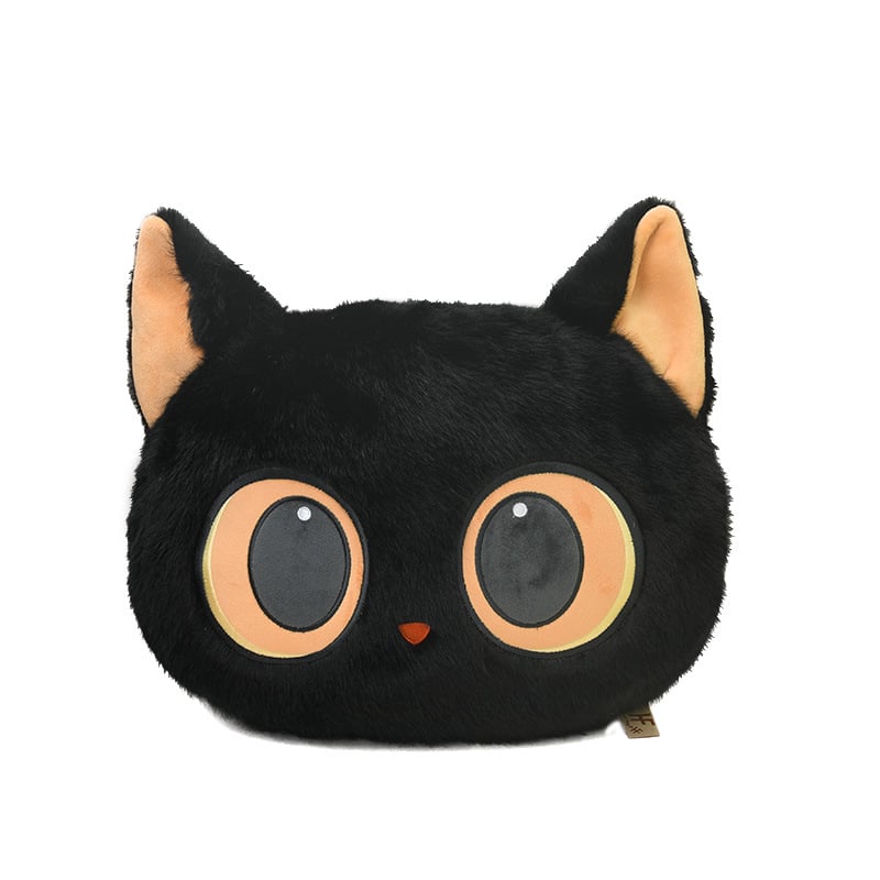 Плюшено коте с големи очи – портмоне през рамо и чантичка за носене, сладък подарък кукла-играчка