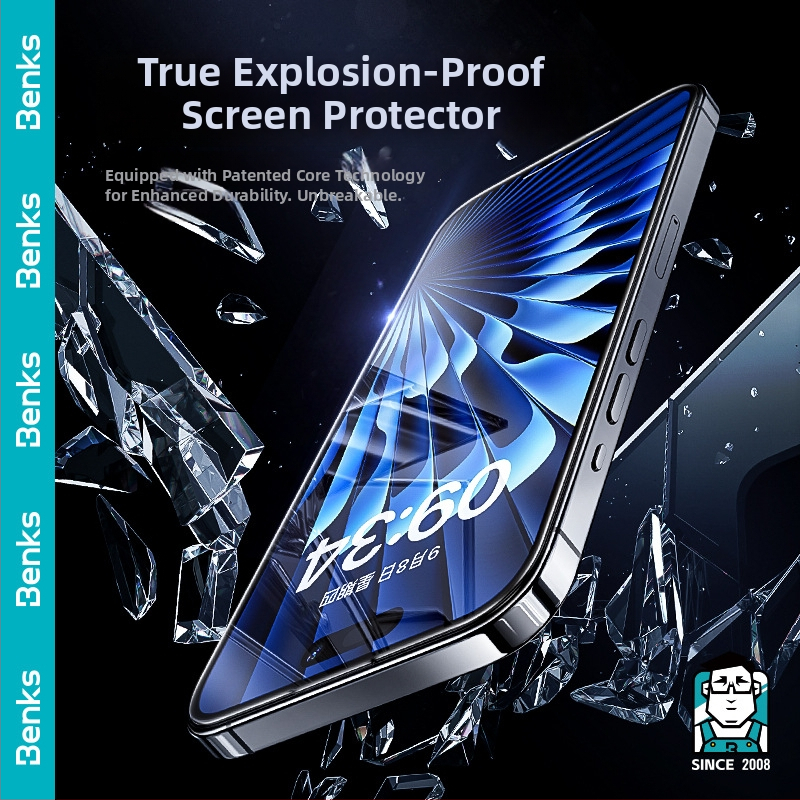 Benks Kaljeno staklo zaštitnik zaslona s privatnošću i filtrom plavog svjetla – HD