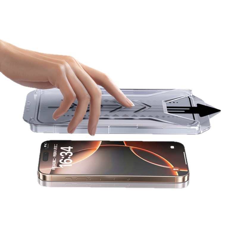 Zaštitno staklo za zaslon iPhone 14 Pro / Pro Max, potpuno pokriće, anti otisci prstiju, anti-špijuna