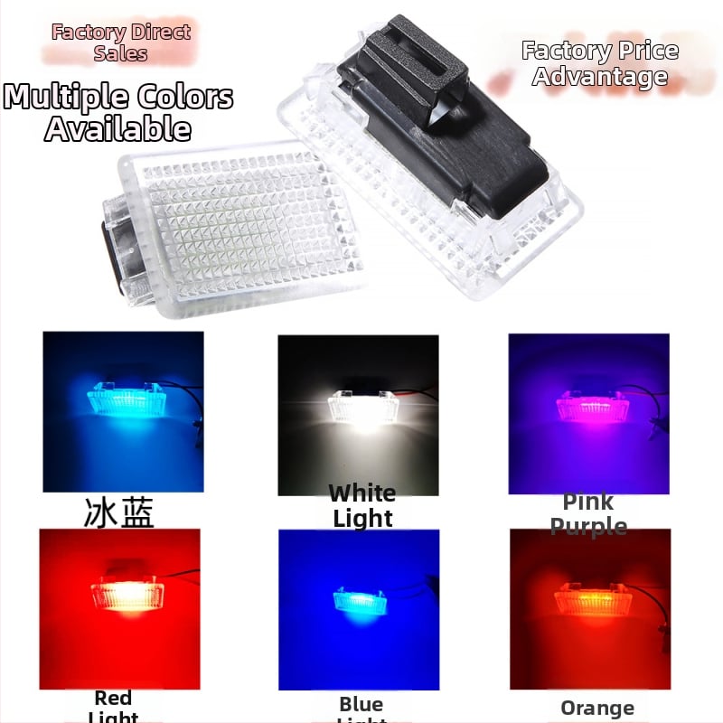 Tesla Model S/X/Y/3 LED σετ ambient φωτισμού – φώτα ποδιών, πόρτας, χώρου αποσκευών, καλωσορίσματος και φώτα πινακίδας; 12V, 1.2W, 50.000h, PC